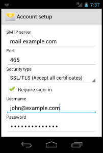 Tutorial sobre Como configurar uma conta de Email em seu dispositivo Android - Imagem Tutorial 6