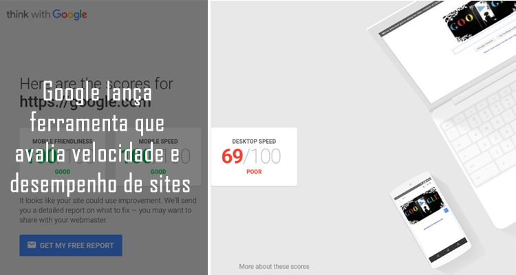 Google lança ferramenta que avalia velocidade e desempenho de sites