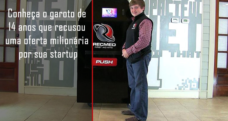 Conheça o garoto de 14 anos que recusou uma oferta milionária por sua startup