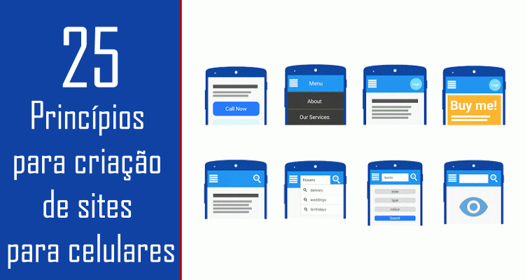 25 Princípios para Criação de sites para celulares
