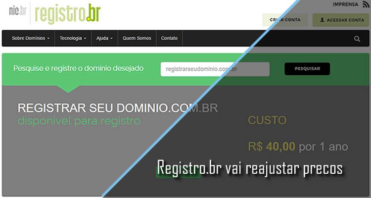 Registro.br reajusta preços para registro de domínios