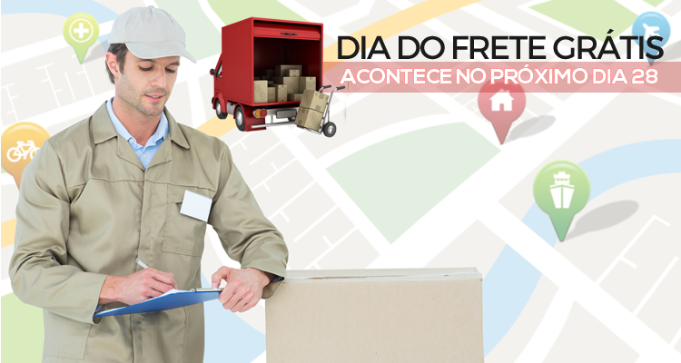 Dia do Frete Grátis no e-commerce acontece no próximo dia 28