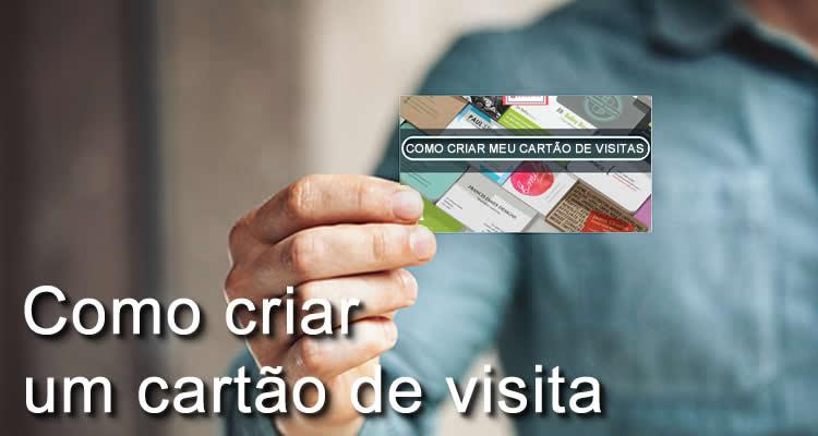 Como criar um cartão de visita