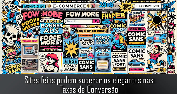 Sites feios podem superar os elegantes nas Taxas de Conversão